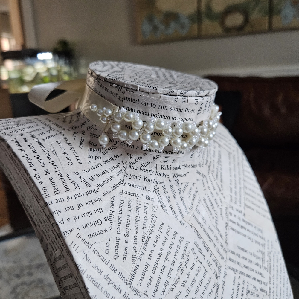 Classic Pearl Cluster Choker Necklace - Cream Pearls